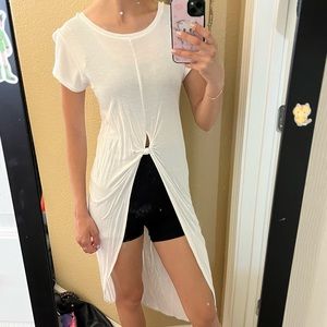 Cotton on white high low top